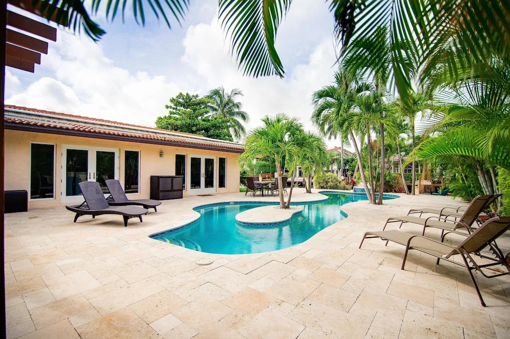 New Listing! Luxe Waterfront W/ Pool & Boat Dock 5 Bedroom Home