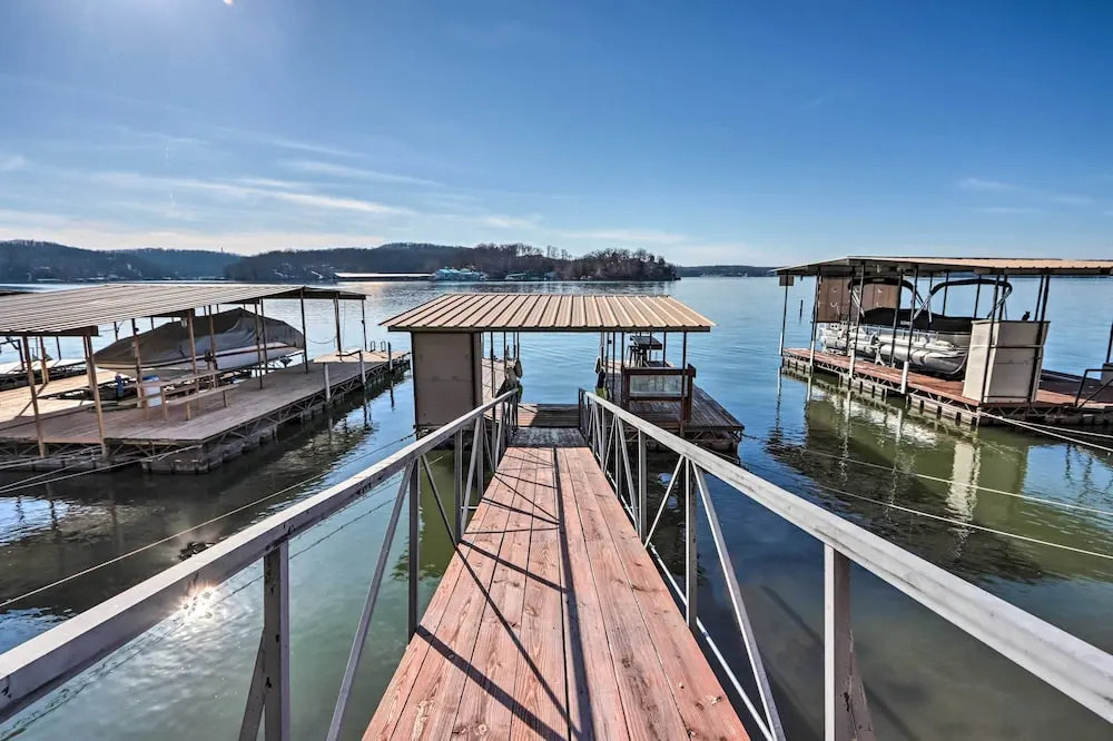 Lakefront Ozarks Home: Deck + Boat Dock