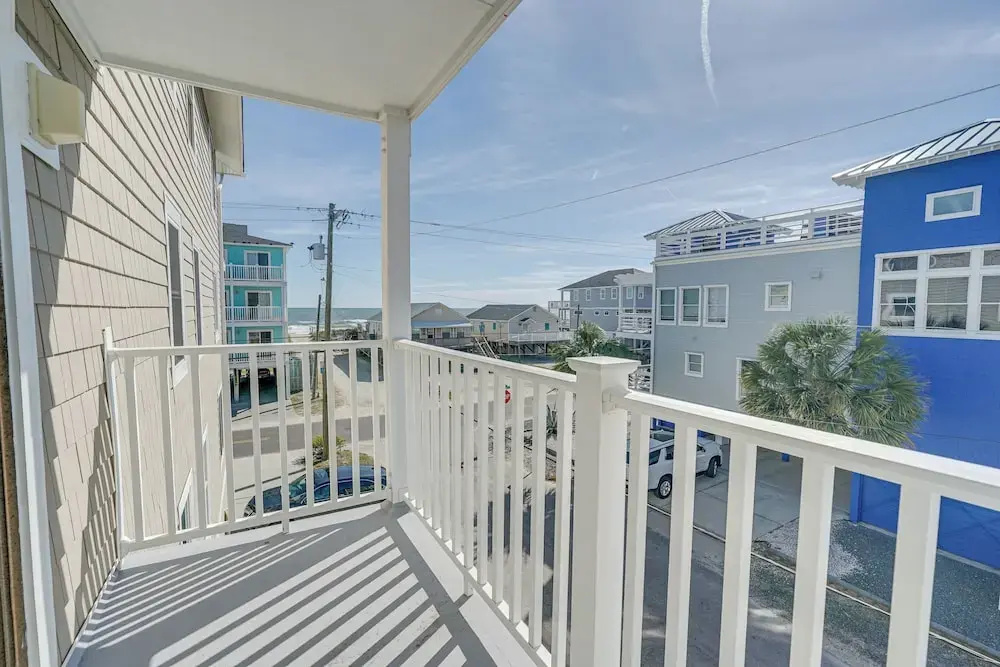 Steps to Ocean: Water-view Carolina Beach Unit!