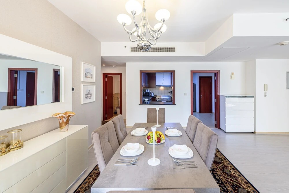 Marco Polo - Charming 3BR in JBR with Marina Views