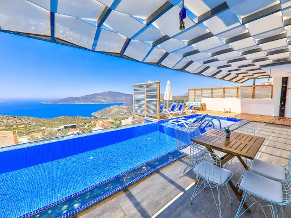 Villa With 5 Bedrooms in Kas, With Wonderful sea View, Private Pool and Enclosed Garden Near the Beach