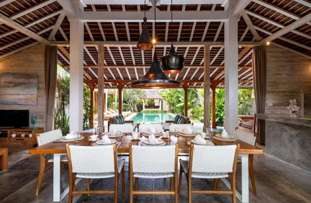 Peaceful 4 Bedrooms Private Pool Villas Rice Field View