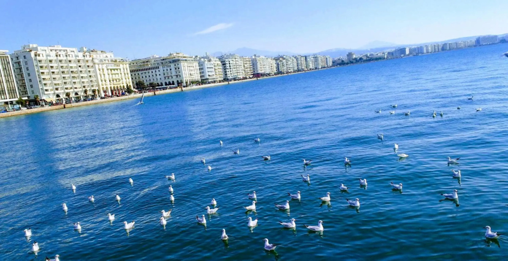 Here Thessaloniki! In the city near the sea