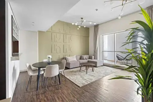 Silkhaus with full Burj Khalifa & fountain view 1BDR in Downtown