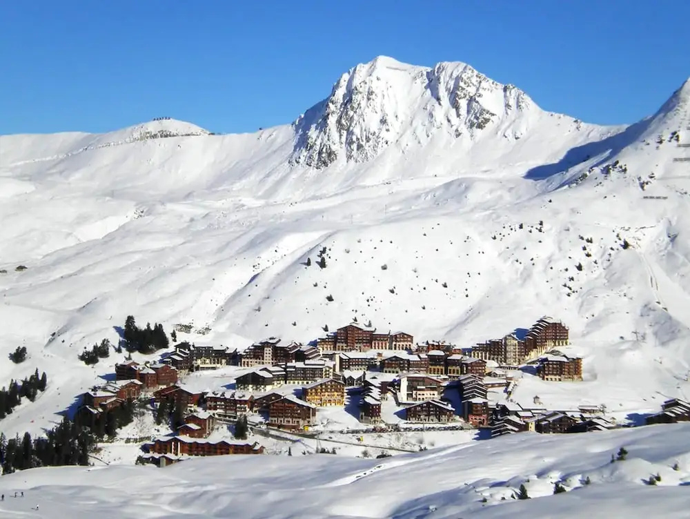 Studio In Macot La Plagne With Wonderful Mountain View And Balcony 15 Km From The Beach
