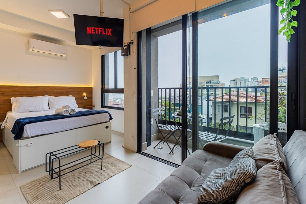 Studios Vila Madalena com Ar condicionado | Delfhy