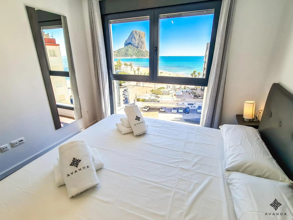 A007 - Apartamento moderno con espectaculares vistas al mar en la playa del Arenal Bol de Calpe