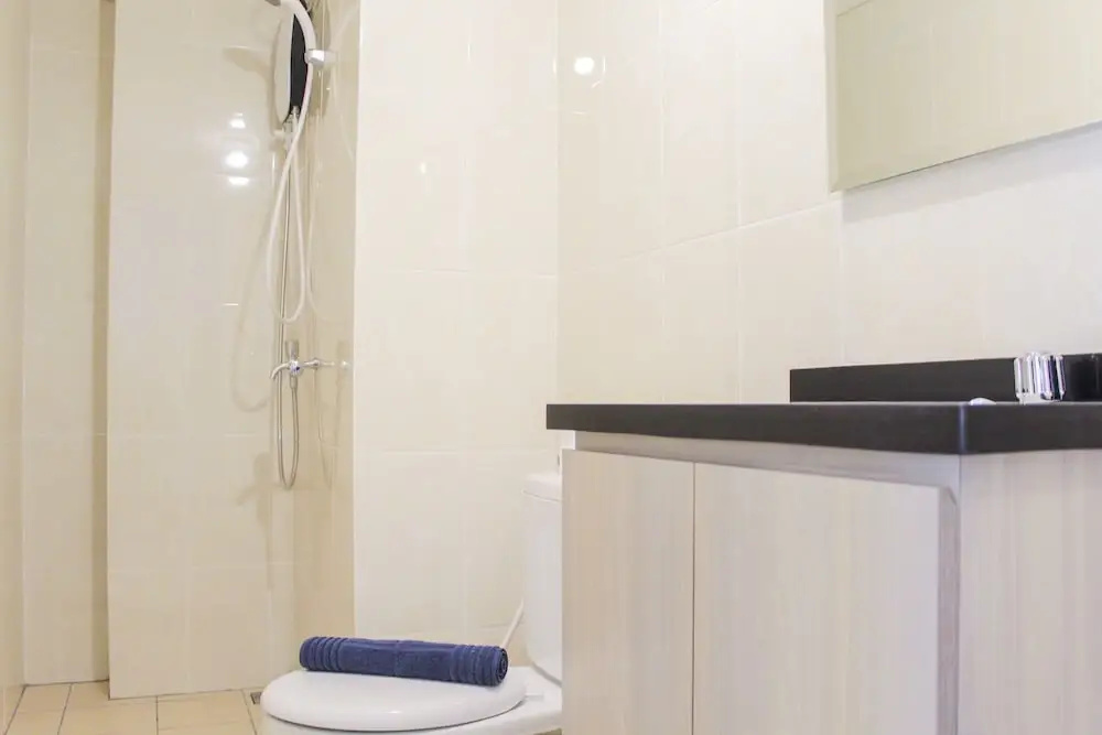 Minimalist 2BR Apartment near Mall at M-Town Residence By Travelio