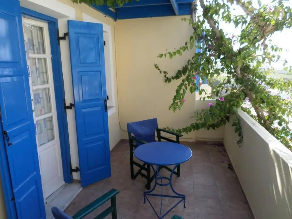Santorious Flower Covered Apartment