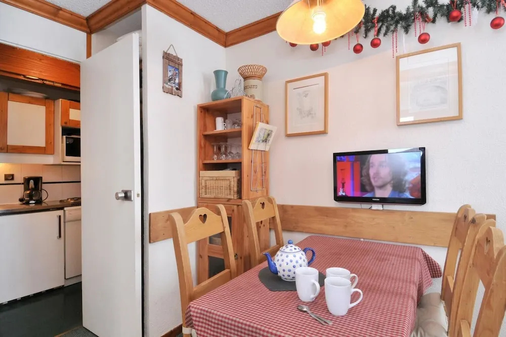 Belle Plagne Studio on Slopes for 3/4 People of 23 mÂ² Am11