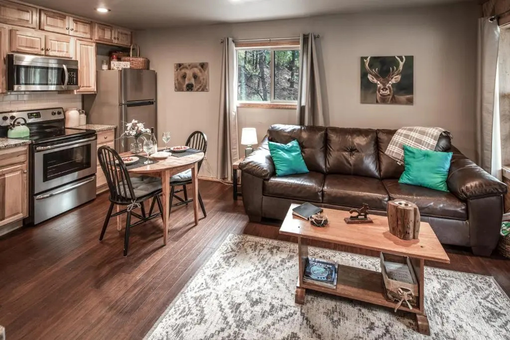 Starlight Cabin, 1 Bedroom, Sleeps 4, Great Views, Hot Tub, WiFi, HDTV