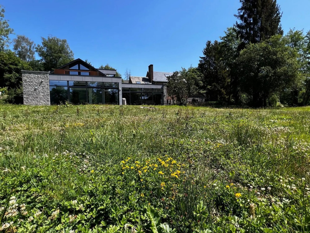 Water mill in Baillonville with swimming pool and sauna