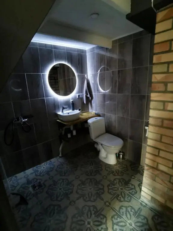 Two story tiny house