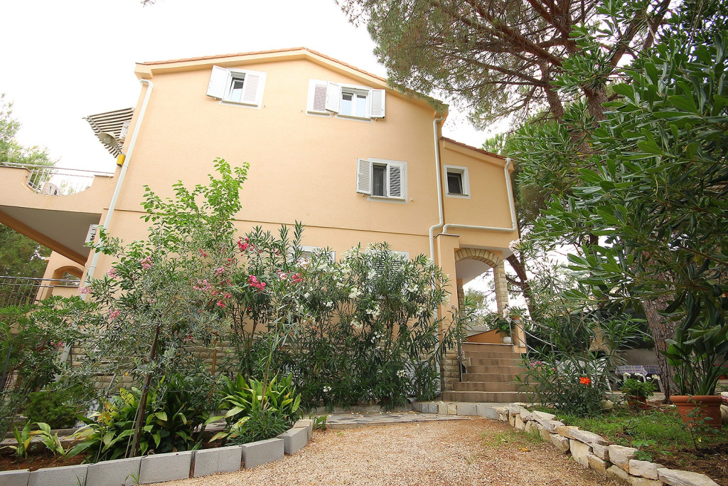 Apartment Dino - apartments with hot tub: A3 Novalja, Island Pag