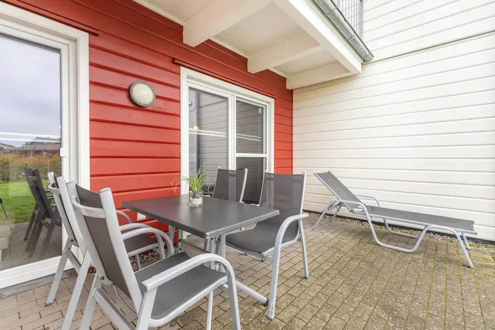 Skandinavisches Reihenhaus in Dagbuell mit Sauna
