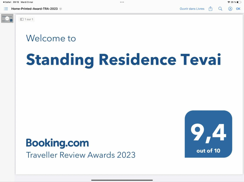 Standing Residence Tevai