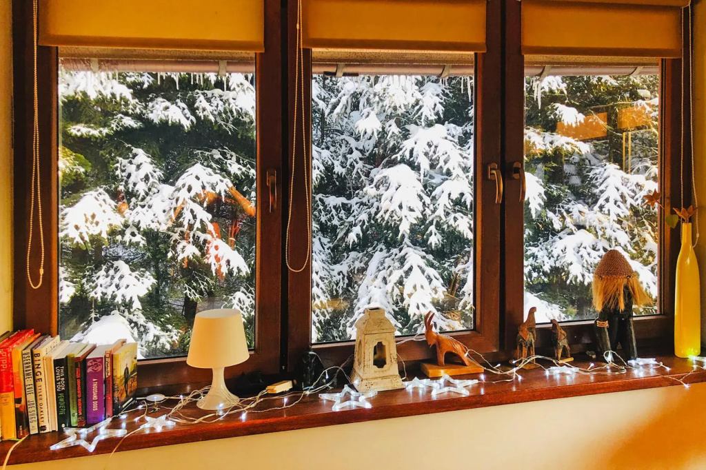Holiday house with a wonderful panoramic view of the valley, Stroza