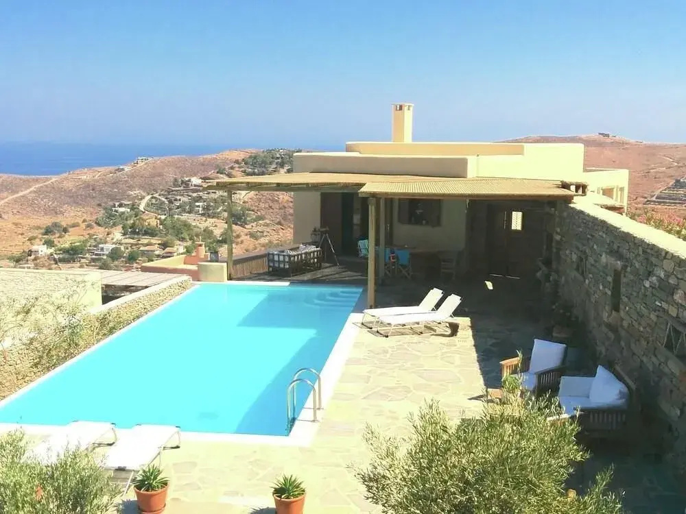 Beautiful Villa in Kea Island, 1st Island Under Athens, Views Nicolas Golf