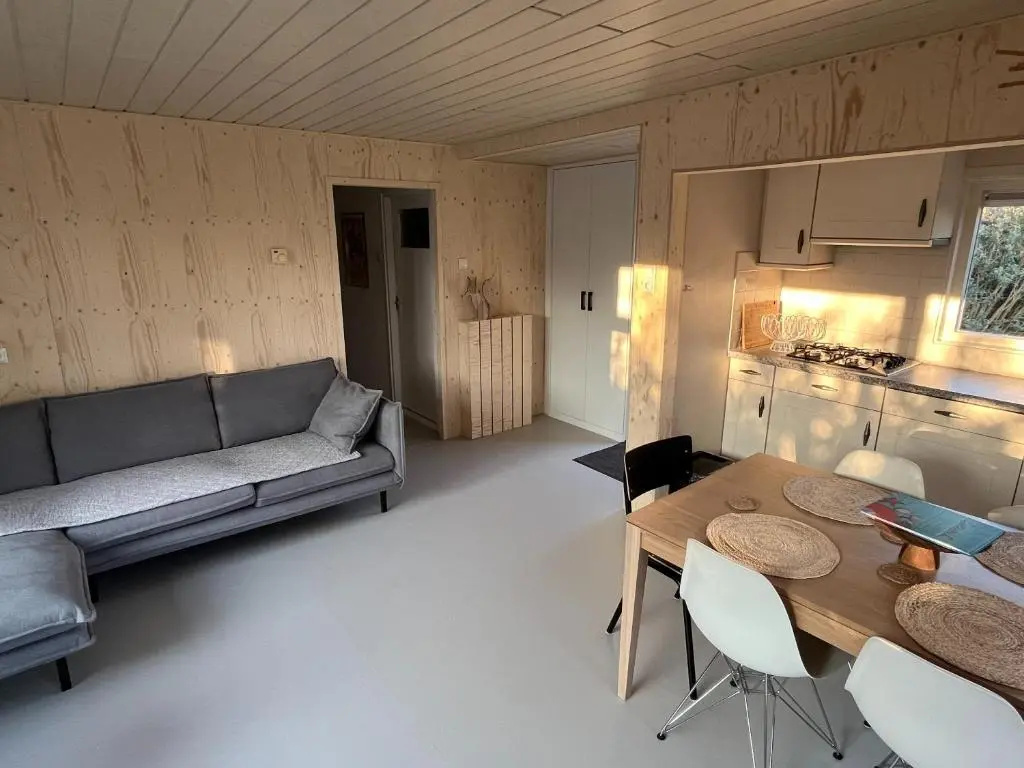 Gezellige bungalow op steenworp afstand van het strand