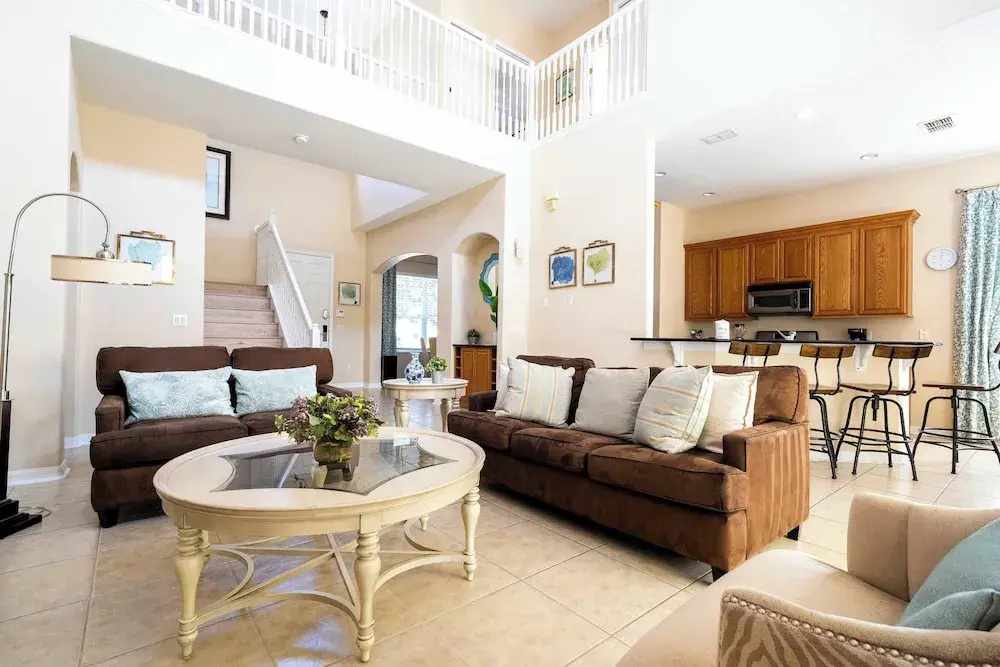 Family Villa w Pool Spa Game Room Near Disney