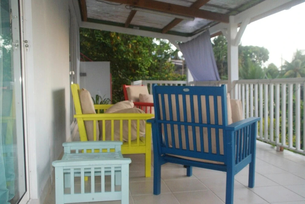 Studio in Fort de France With Wonderful sea View, Furnished Terrace and Wifi Near the Beach