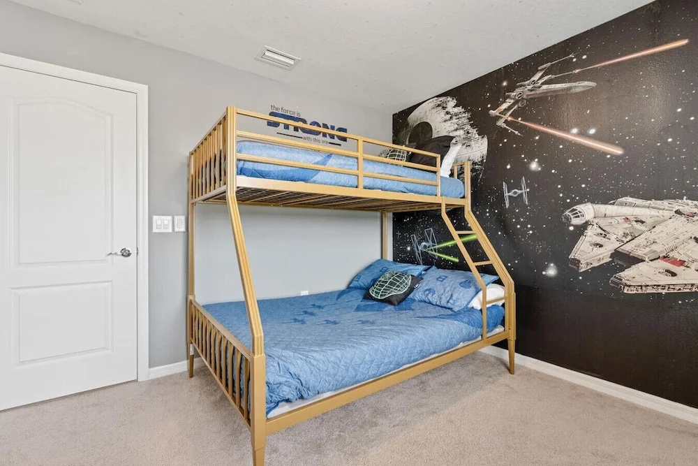 Spacious 5BR Villa w/ Private Pool Near Disney & Orlando