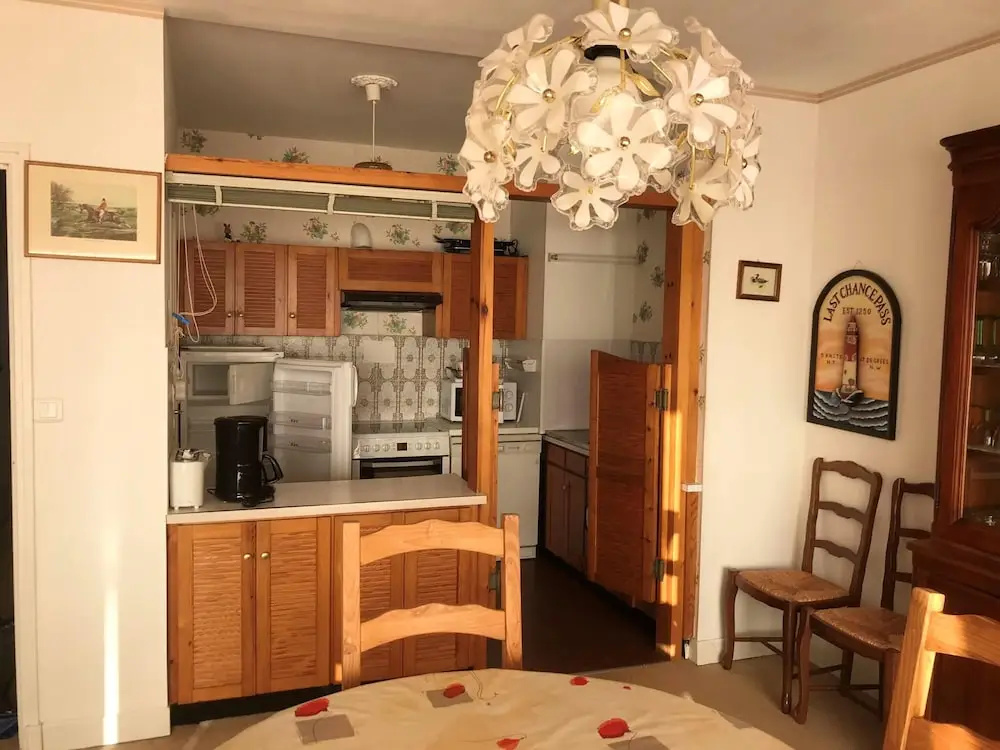 Apartment With 2 Bedrooms in Neufchâtel-hardelot, With Wonderful sea View, Furnished Balcony and Wifi - 1 m From the Beach