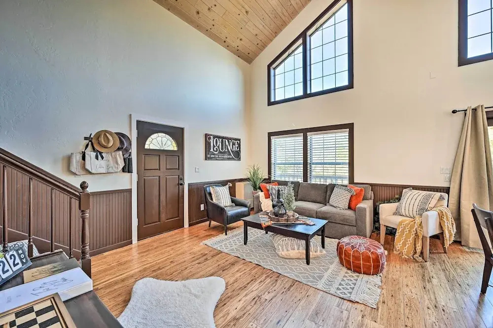 Inviting Julian Home with Scenic View and Hot Tub
