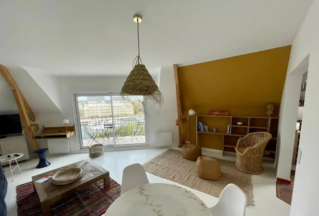 Superbe appartement 4 personnes Le Pouliguen avec vue magnifique sur le port et la mer