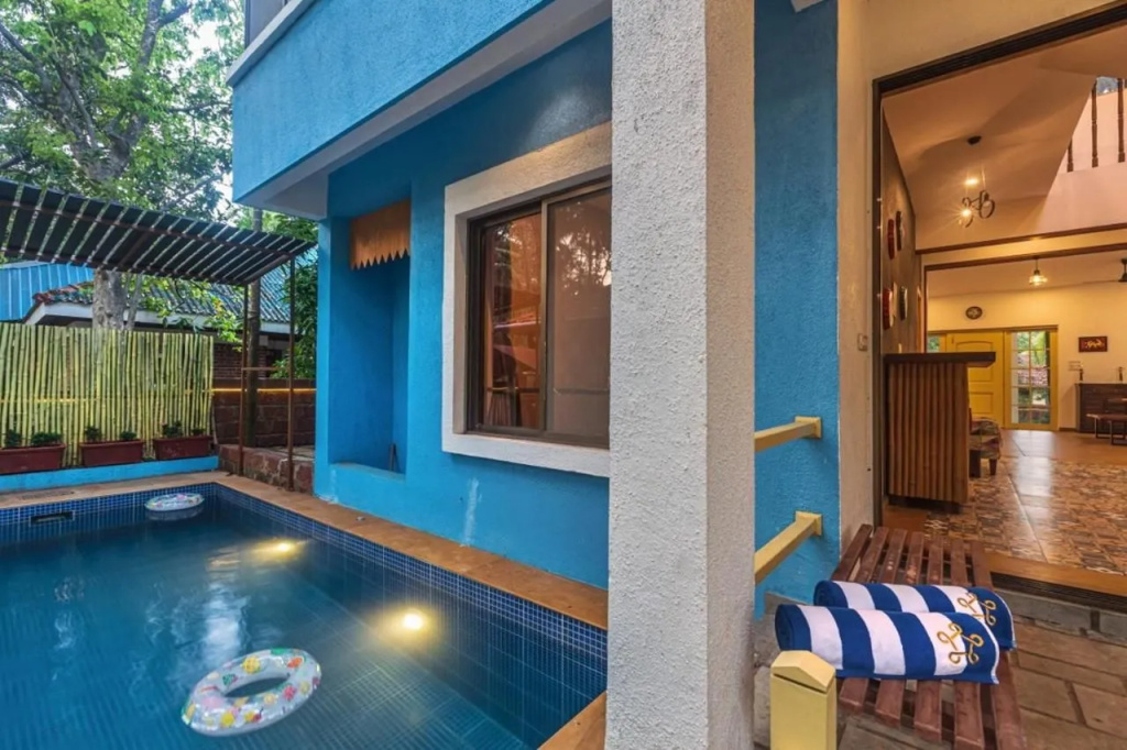SaffronStays Beach Blues, Alibaug