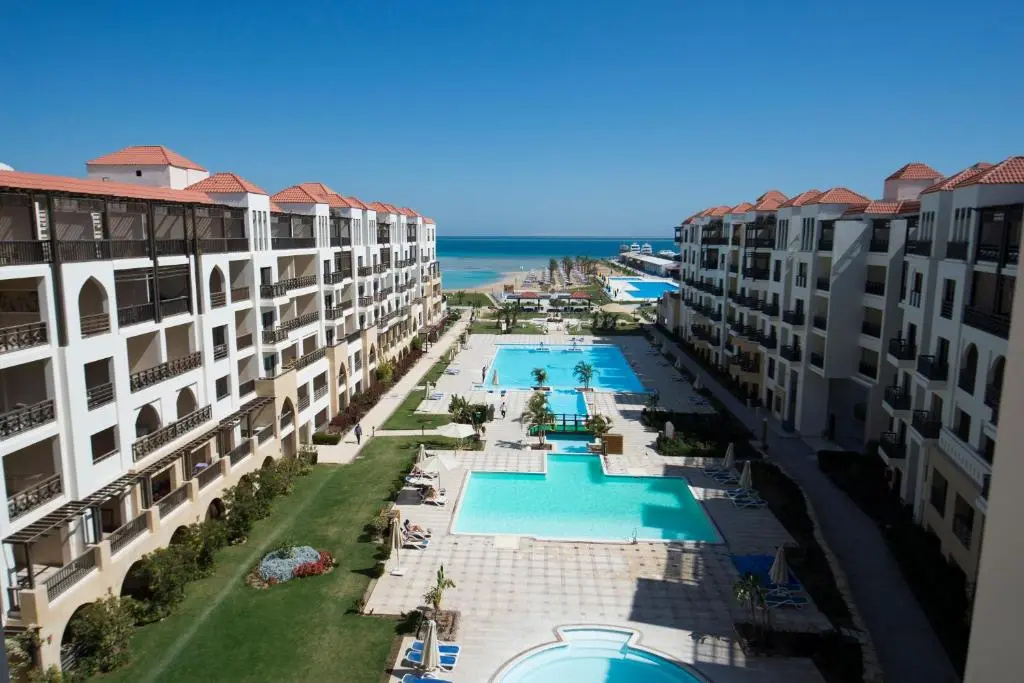 Premium sea view 2 bedrooms 2 bathrooms apartment located within Gravity Hotel & Aquapark Hurghada
