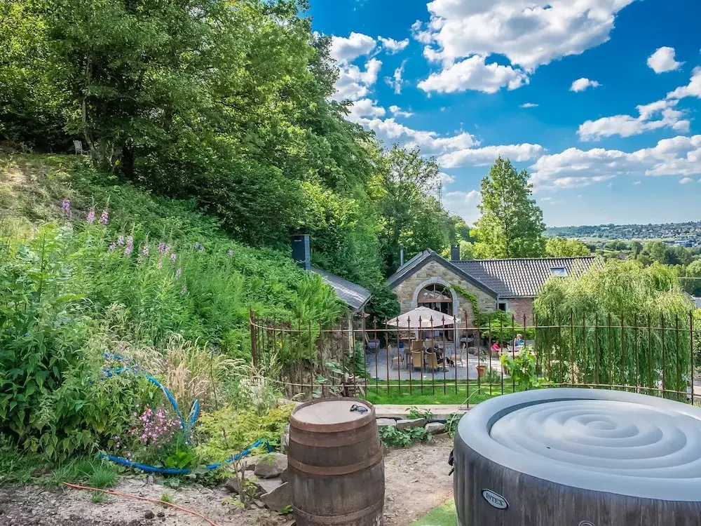 Holiday home with sauna and swimming pool