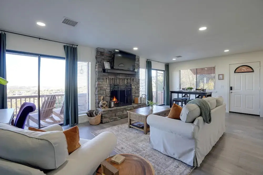 Hot Tub, Mountain Views: Scenic Prescott Home