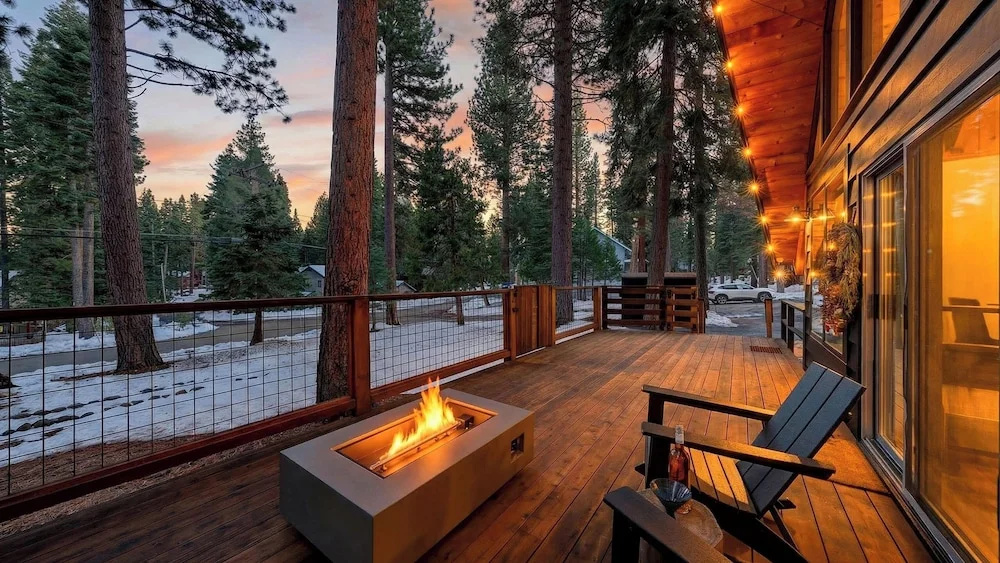Hot Tub Firepit Loft Suite & Mins to World-class Skiing Tahoe A-frame Retreat by Avantstay