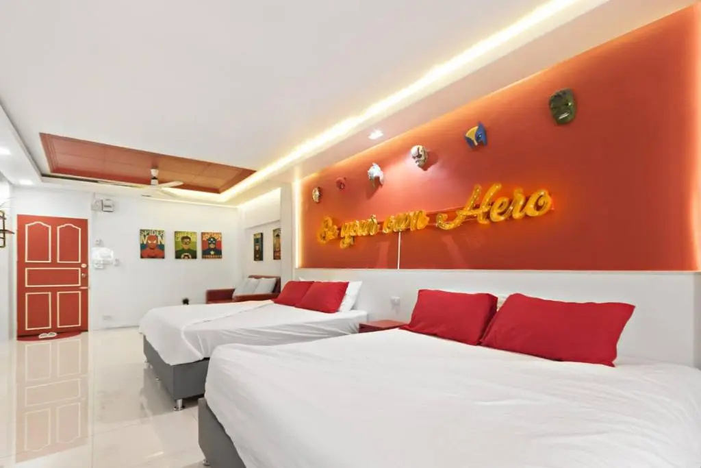 Family Hub Pratunam 3 FREE Airport pickup min 3nights and 4Adults stay