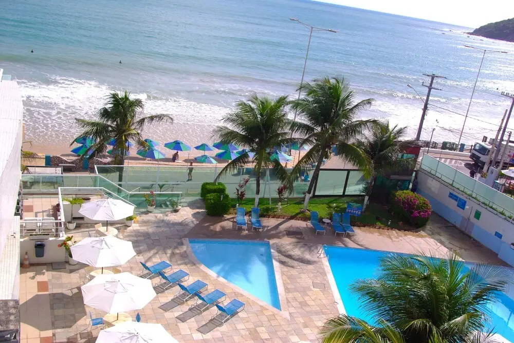 Flat Com Vista Para O Mar E Piscina