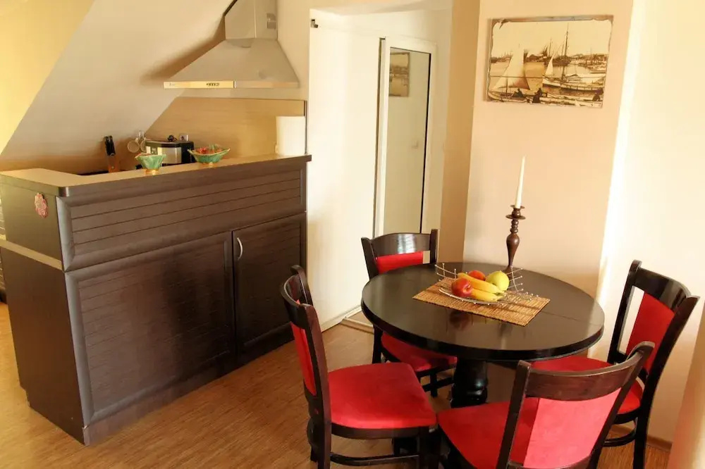 Sea view apartment in the city heart