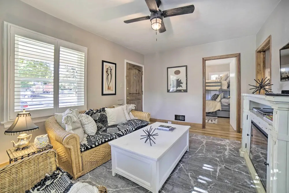 Hot Tub + Walk to Midtown! Reno Retreat