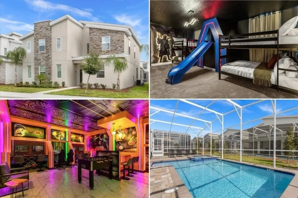 Luxury Villa 9Bdrms PoolGame Room-Champions Gate