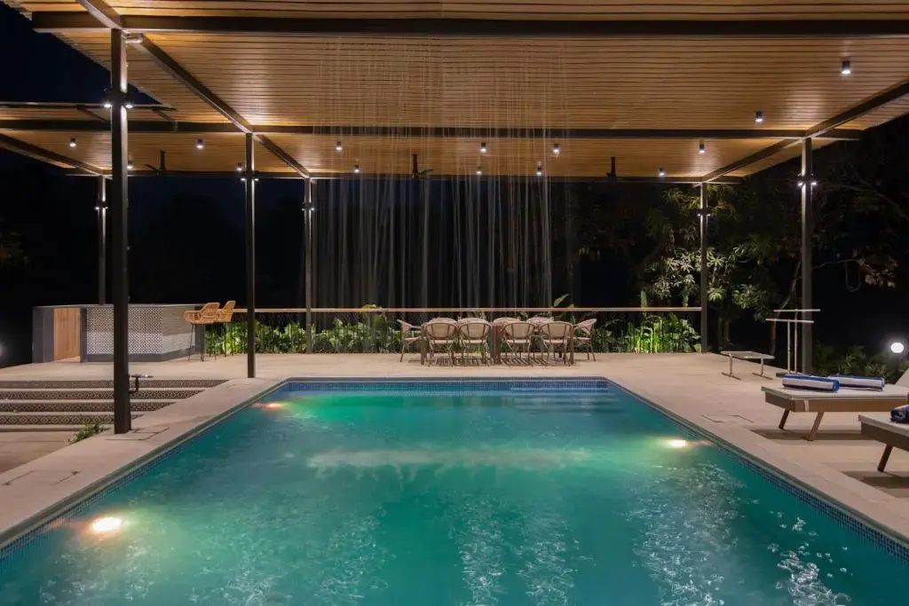 StayVista\s Lumiere Villa with Rainshower Bliss