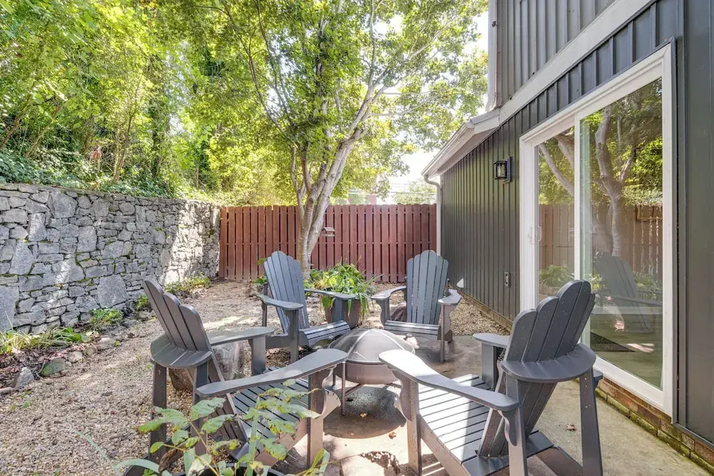 Walk to Main St Hendersonville: Chic Home w/ Yard