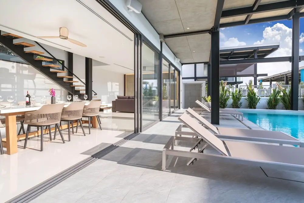Trendy Modern Pool Villa Sunset Garden 4