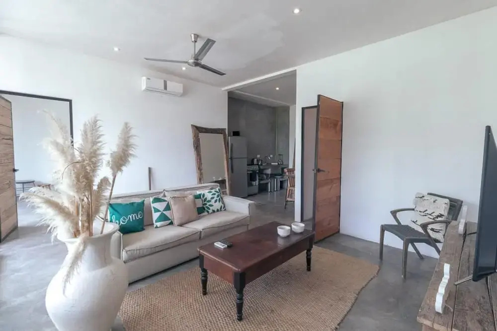 Elegant 2-br Flat Near Downtown Tulum Area