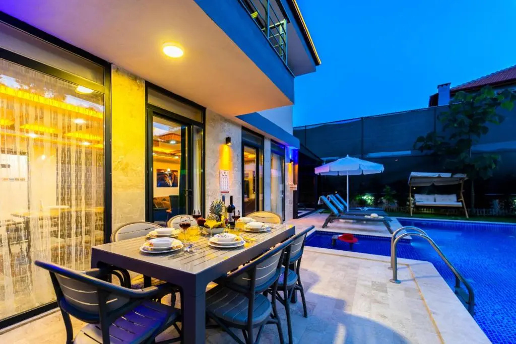 Luxury Duplex Villa With 2 Pools in Kas