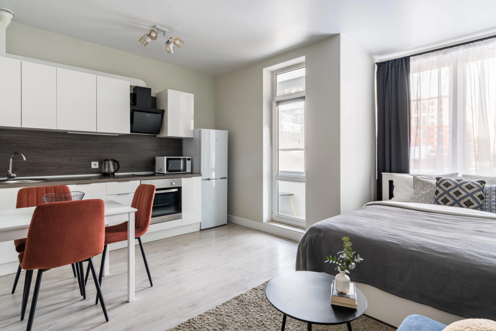 Квартира Сканди-студия Piter Apartments у метро Фрунзенская