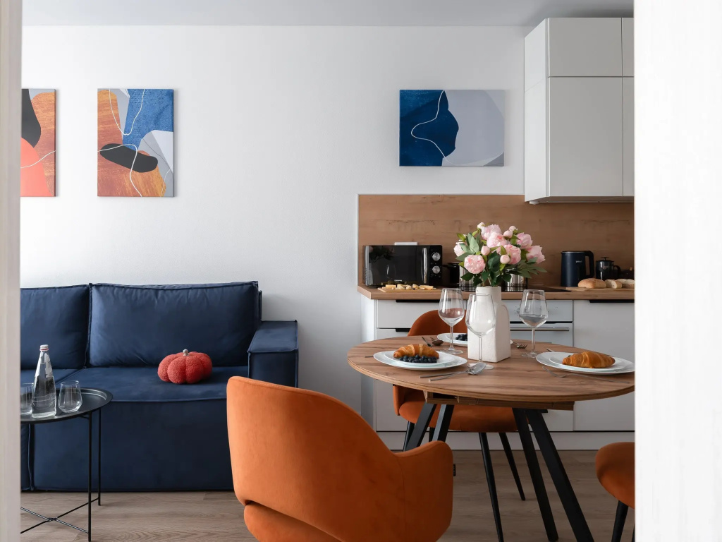 Апартаменты SMART LOFTS | Modena | Отдельная спальня | 7 мин до метро Бутырская