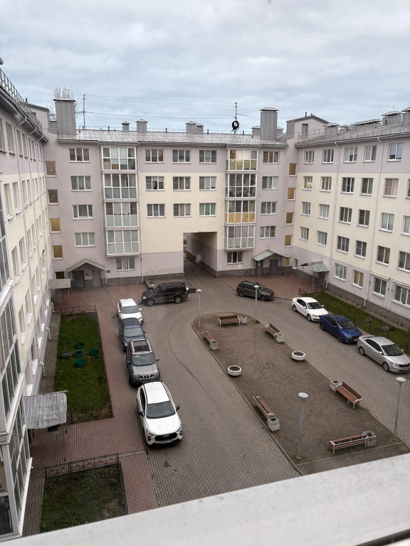 Квартира Уютная студия в Петергофе  с прекрасным видом из окна