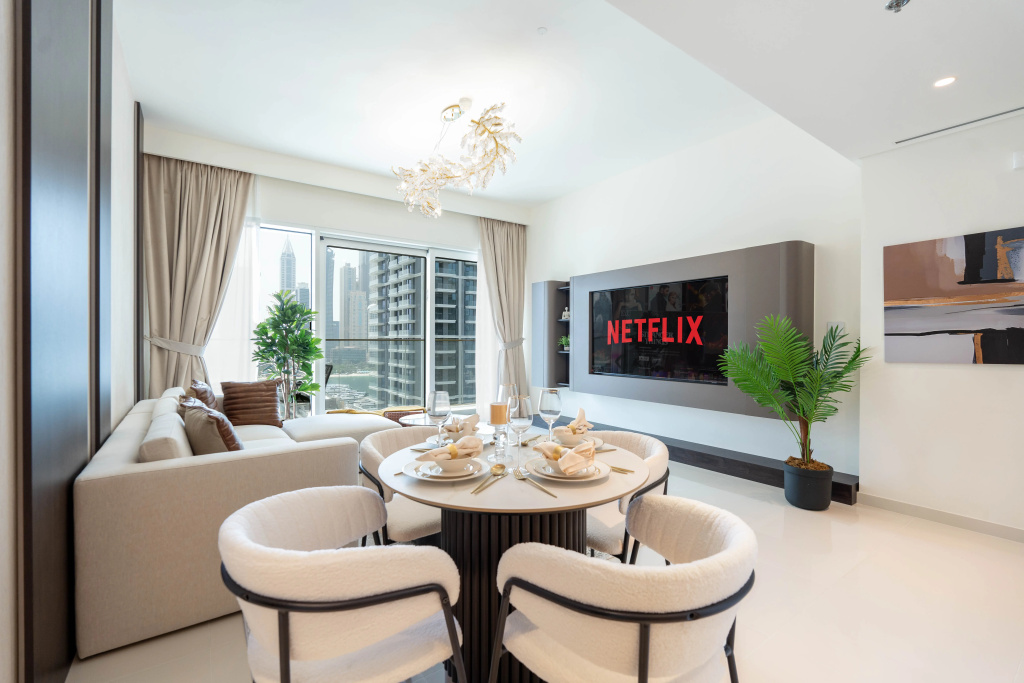 Апартаменты Keyrock 1BR Palm Jumeirah Views