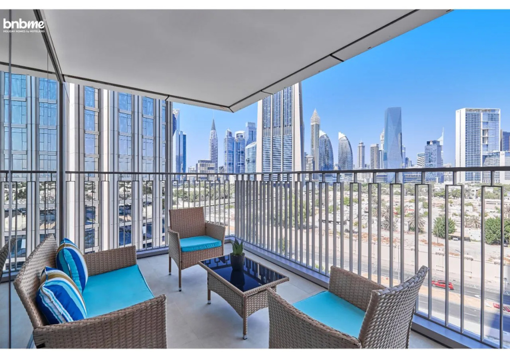 Апартаменты Bnbmehomes Stylish 3BR with Burj Khalifa view-410