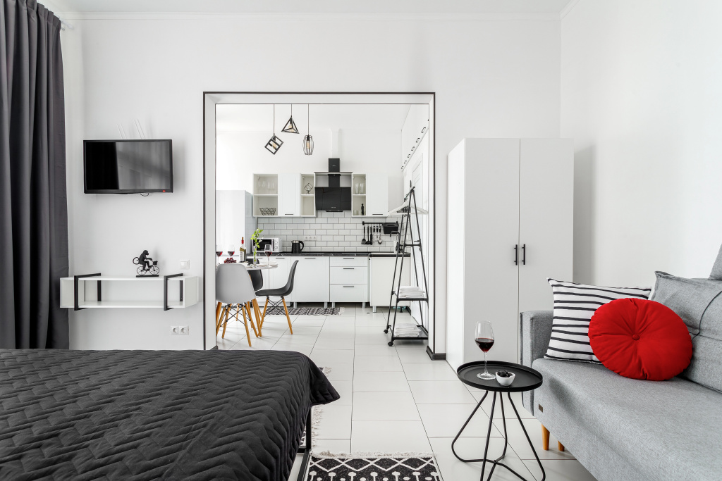 Квартира Студия с Дизайнерским Ремонтом Вид на Море от Home Group